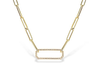 F310-64270: NECKLACE .50 TW (17 INCHES)